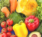 ビタミンが豊富な多くの野菜